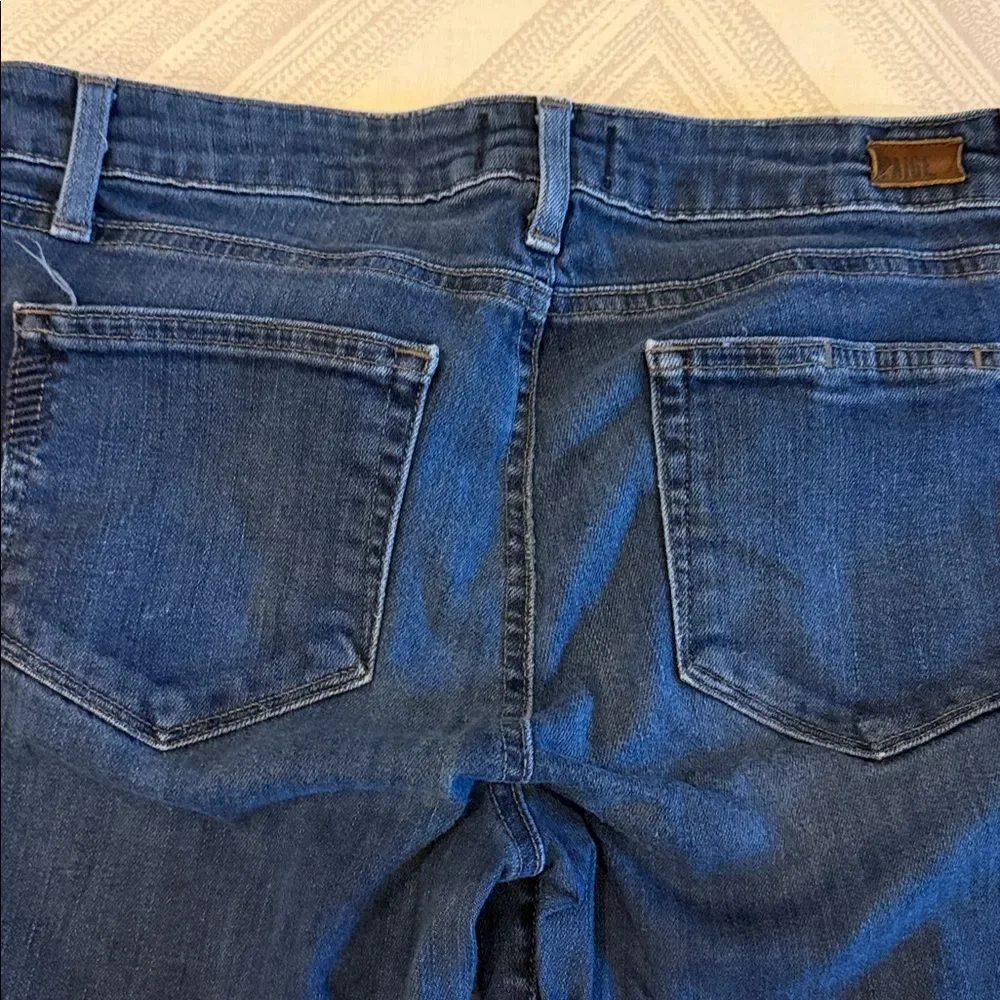 Paige Skyline Ankle Peg Jeans Skinny Dark Wash Size 29
